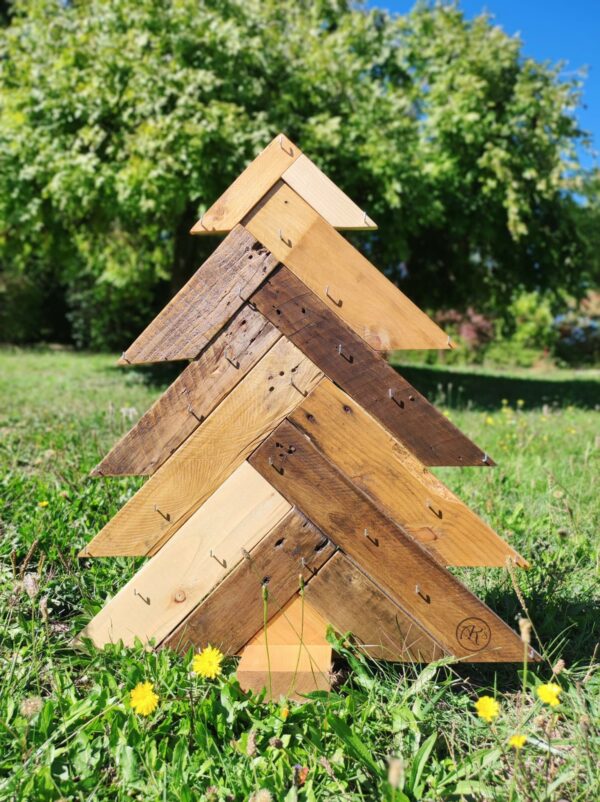 Sapin de Noël en palette
