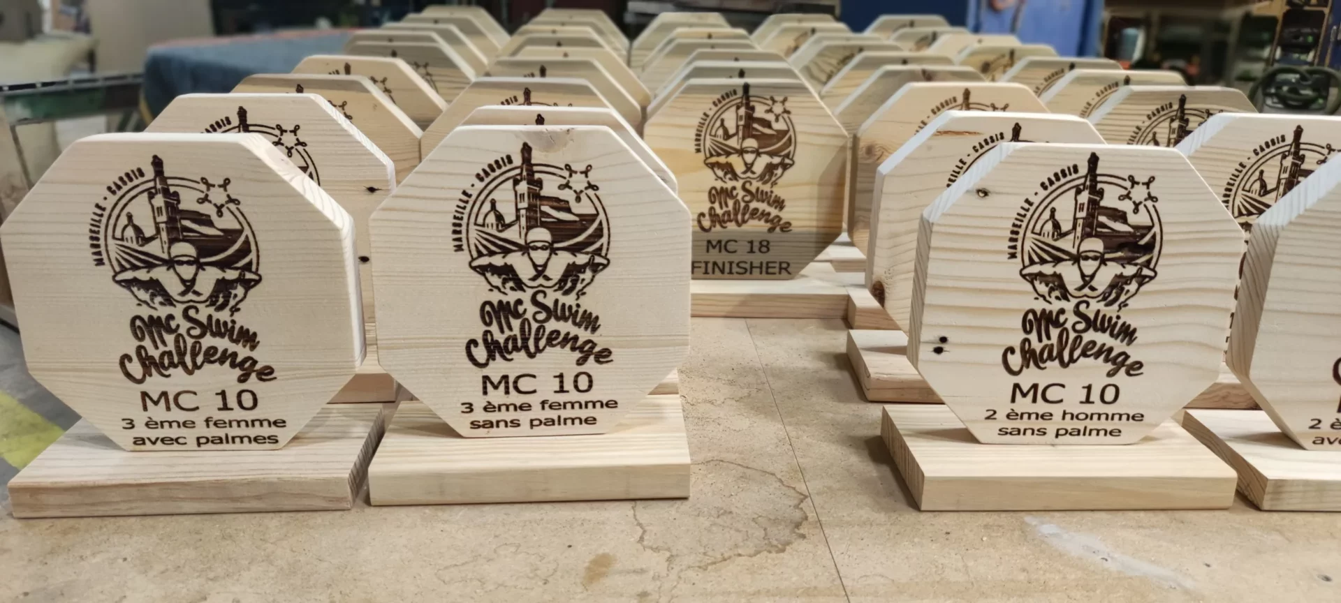 trophée en palette surcyclage
