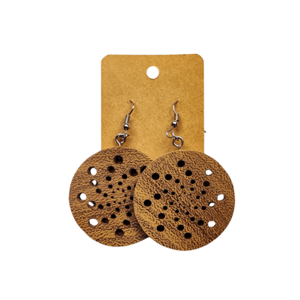 Boucles d'oreille en bois