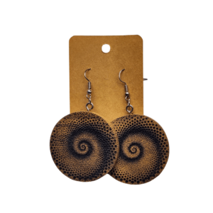 Boucles d'oreille en bois