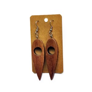 Boucles d'oreille en bois