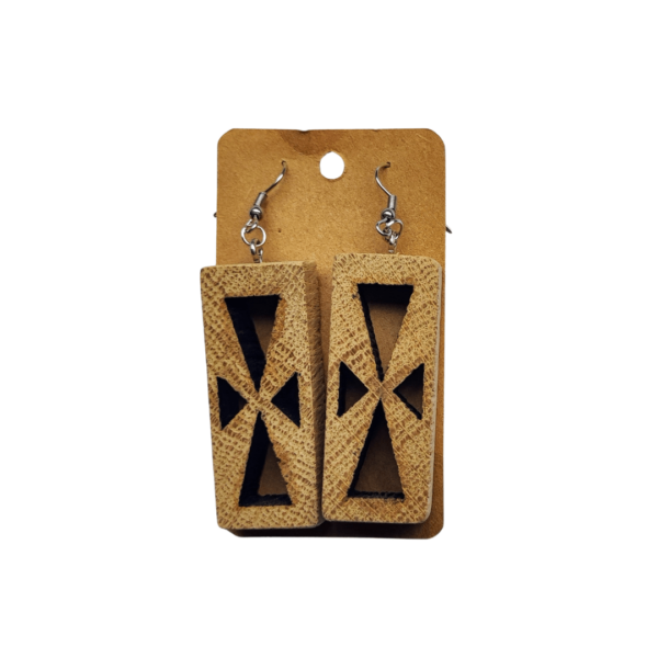 Boucles d'oreille en bois