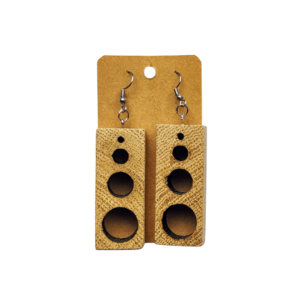 Boucles d'oreille en bois