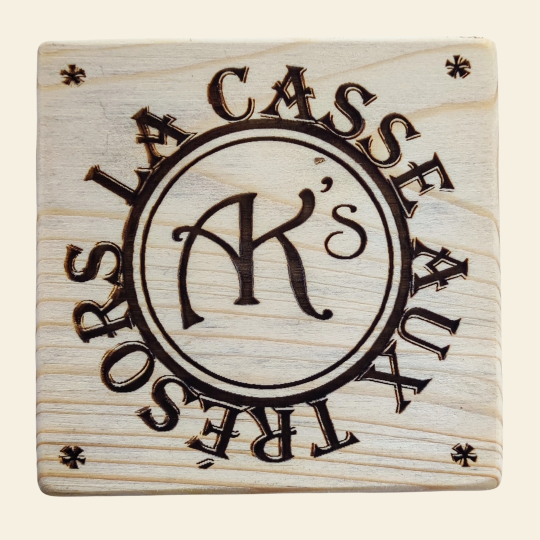 Carte cadeau chèque en bois