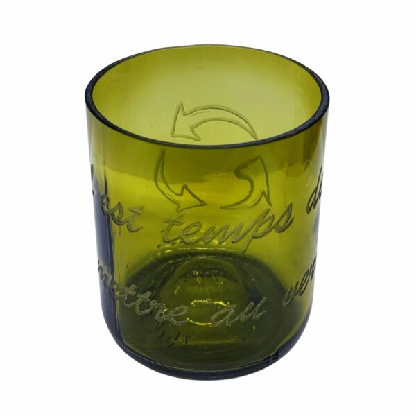 Verre en bouteille surcyclée – Image 4