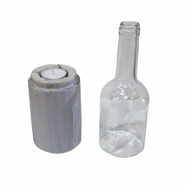 Porte-bougie bouteille