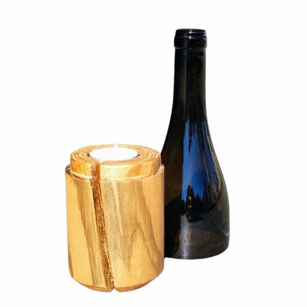 Porte-bougie bouteille