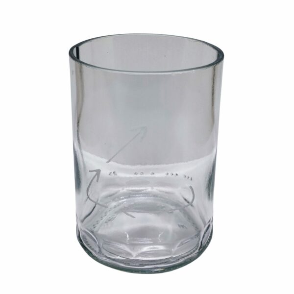 Verre en bouteille surcyclée – Image 3