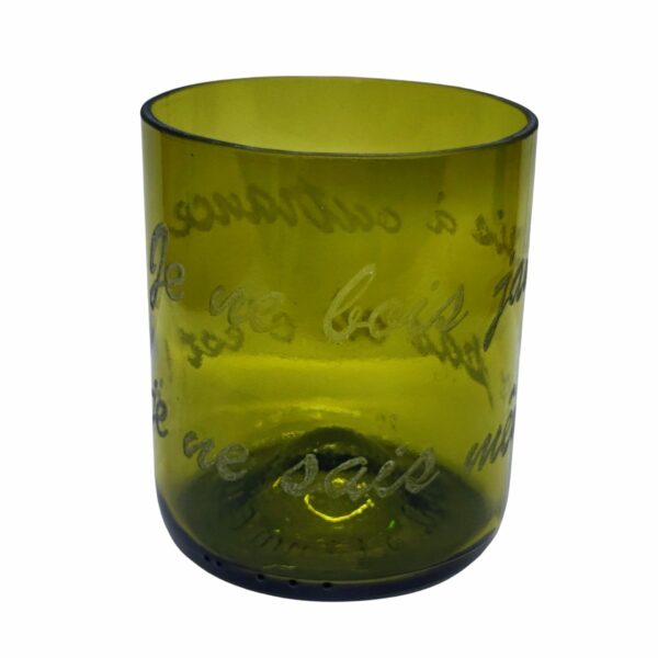 Verre en bouteille surcyclée – Image 6