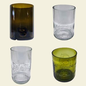 Verre en bouteille surcyclée